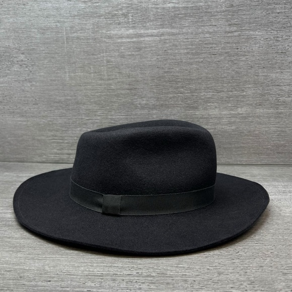 Peruvian Connection Women’s Western Hat Black Fur Felt EUC - Picture 3 of 9